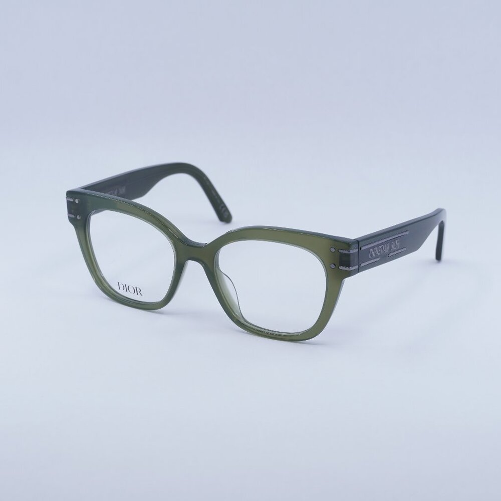 Dior DIORSIGNATUREO B2I 5500 Eyeglasses Shiny Dark Green 51mm Square Frame